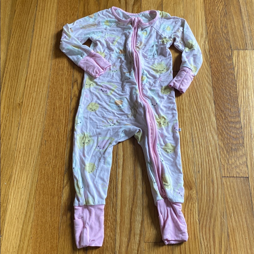 Caden Lane Breakfast Print Bamboo Pajamas